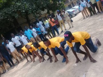 Students participating in the Inter-house Sports event at Ajayi Crowther Memorial School