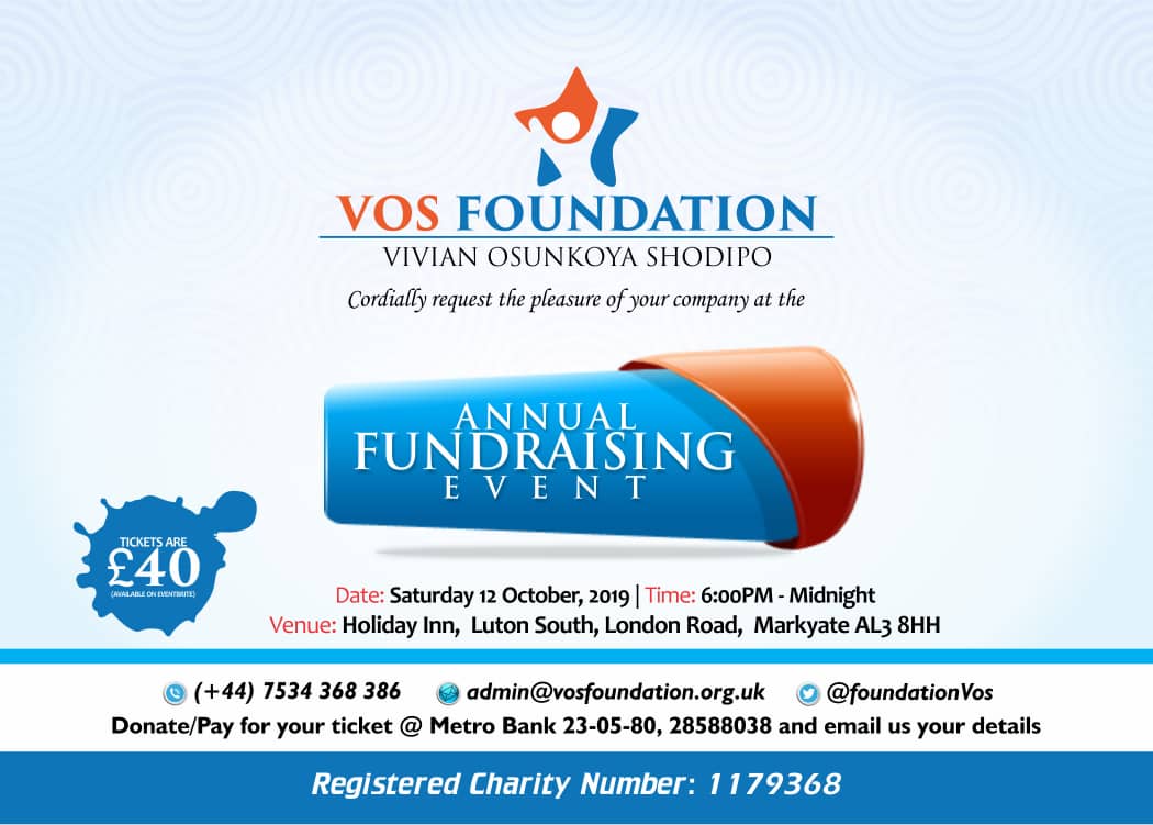 VOS FOUNDATION ANNUAL FUNDRAISING EVENT – 2019